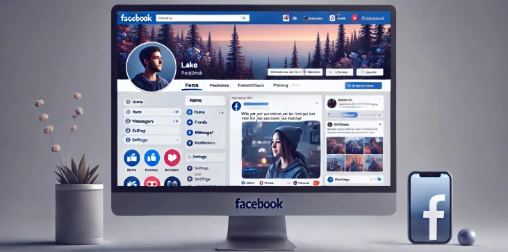 Facebook auf dem Desktop